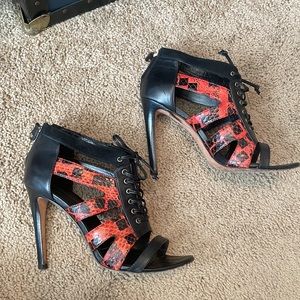 Rebecca Minkoff lace up heels